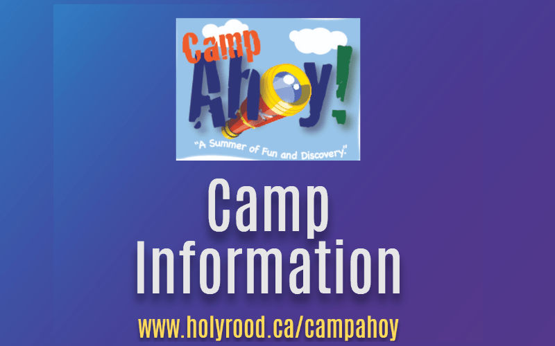 Camp A’hoy Registration and Information