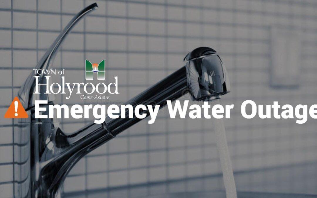 Emergency Water Outage- Saturday, June 26