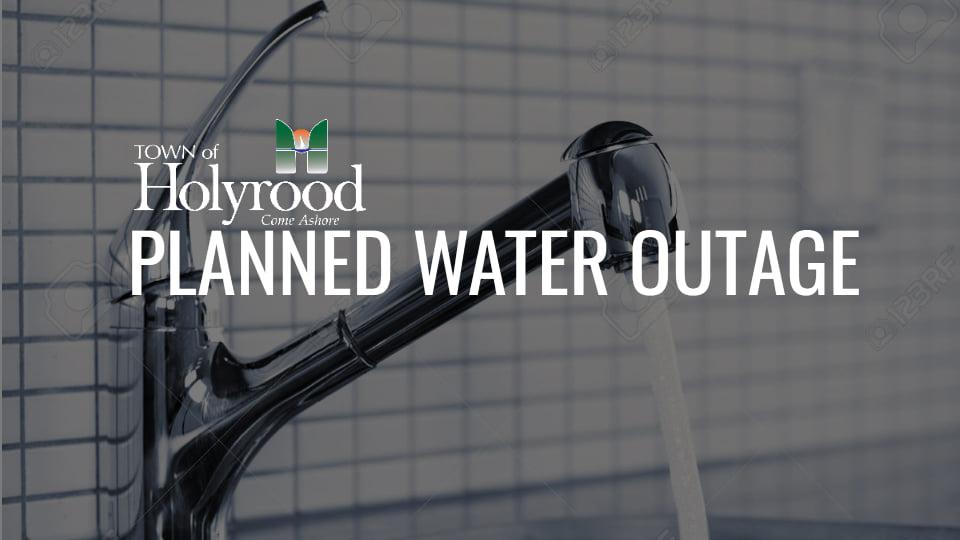 Planned Water Outage- Wednesday, June 21