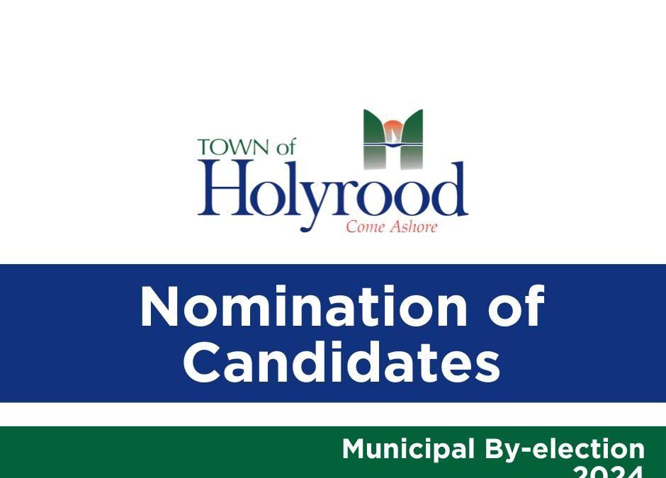 Public Notice – Nomination of Candidates