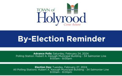 Municipal By-Election Reminder