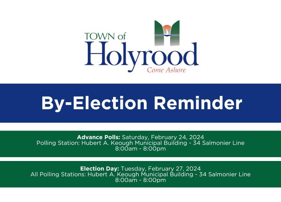 Municipal By-Election Reminder