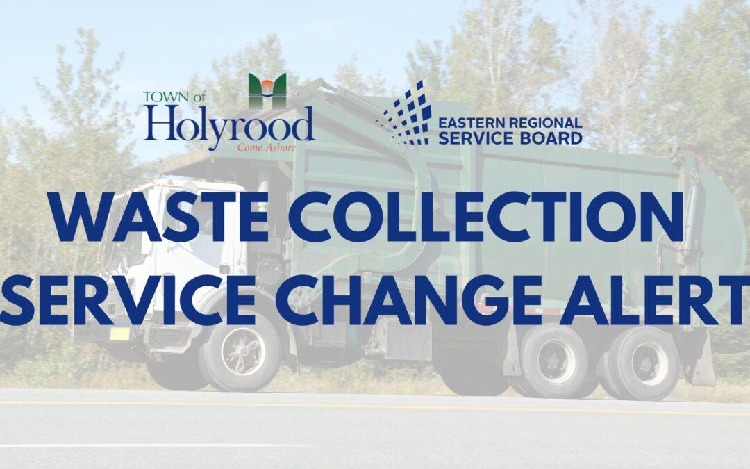 Waste Collection Change – April 1