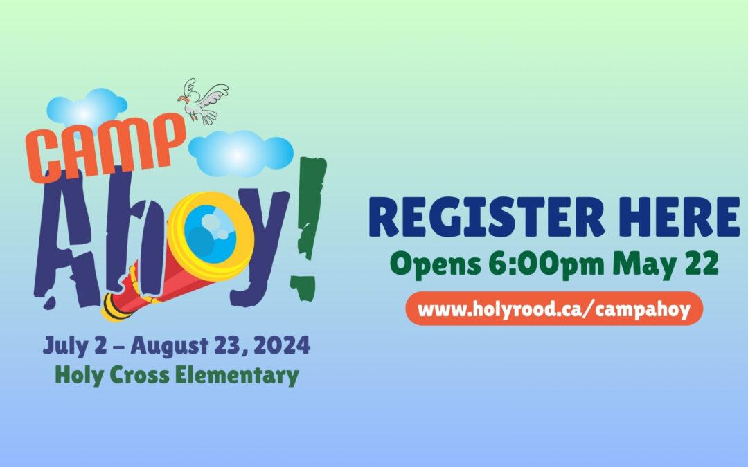 Camp A’hoy Registration