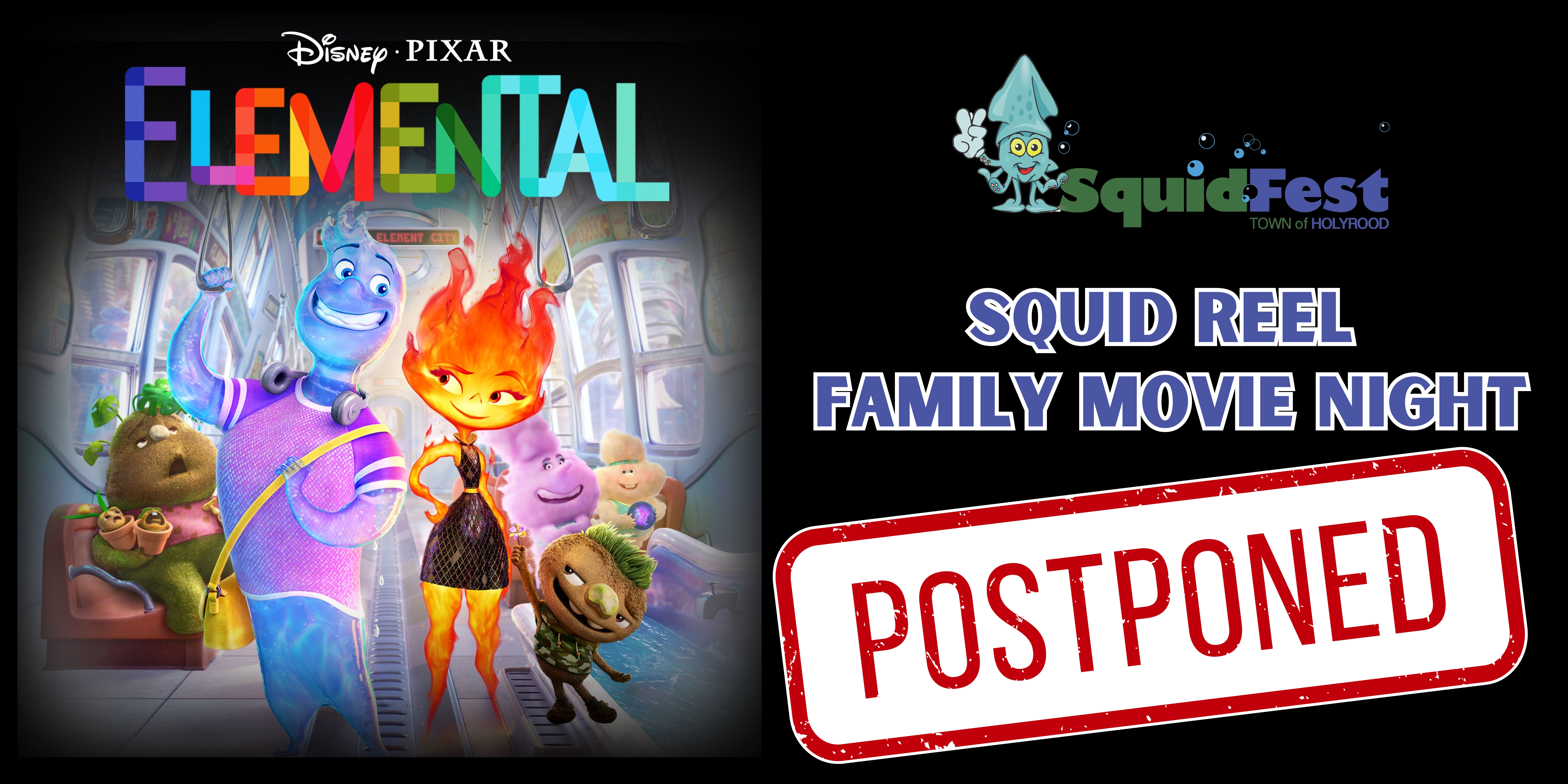 Squid Reel Outdoor Movie – Postponed