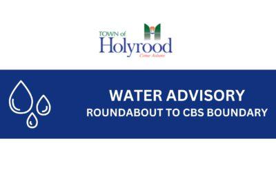 Water Advisory – Roundabout to CBS Boundary