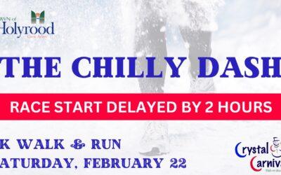 5K Chilly Dash – Delayed start by 2 hours