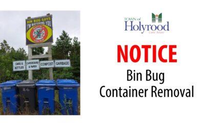 “Bin Bug” Container Removal – Effective March 2025