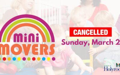 Mini Movers – Cancelled – March 2