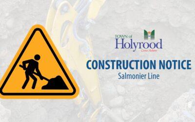 Construction Notice – Salmonier Line