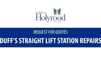 Request for Quotes – Duff’s Straight Lift Station Repairs