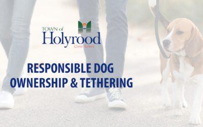 Reminder – Responsible Dog Ownership & Tethering