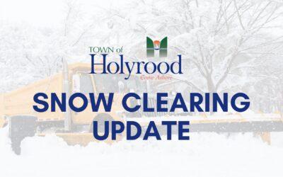 Snow Clearing Update