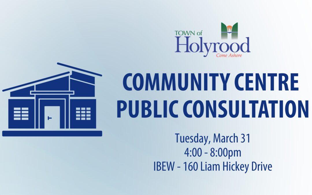 Have Your Say! Community Centre Public Consultation