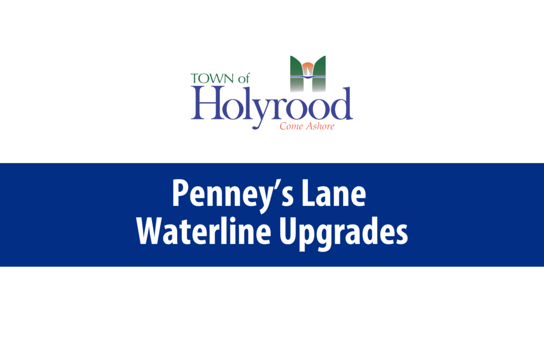Notice to Residents – Penney’s Lane Waterline Upgrade